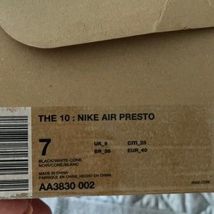 The 10 : Nike Air Presto Off White